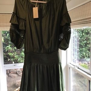 Olive green dress